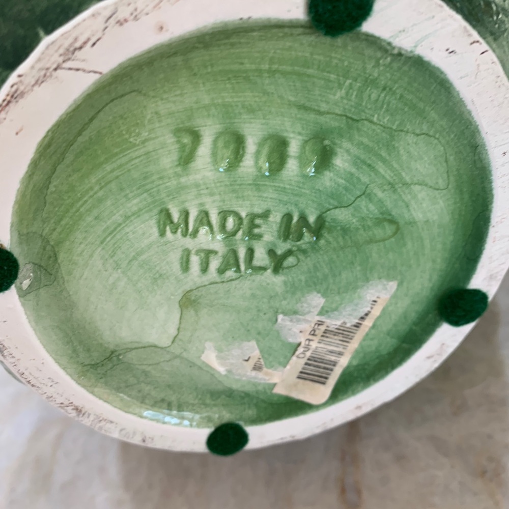 Ceramic leaf pitcher - Picture 3 of 3